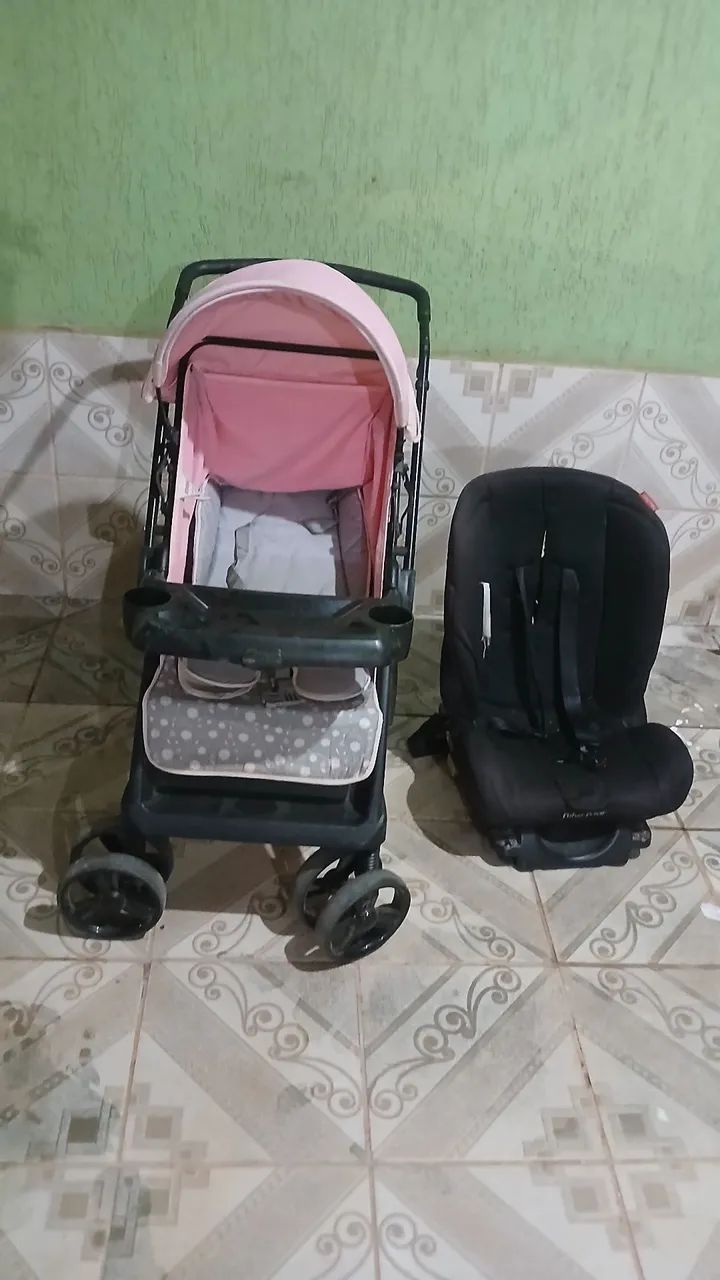 Carrinho de bebe e cadeirinha 