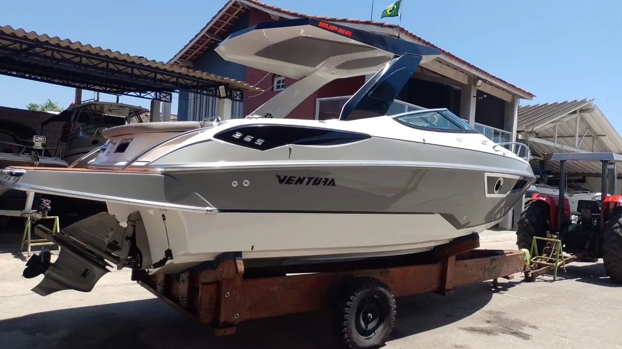 Lancha Ventura 265 40 horas motor volvo Penta - Foto 3