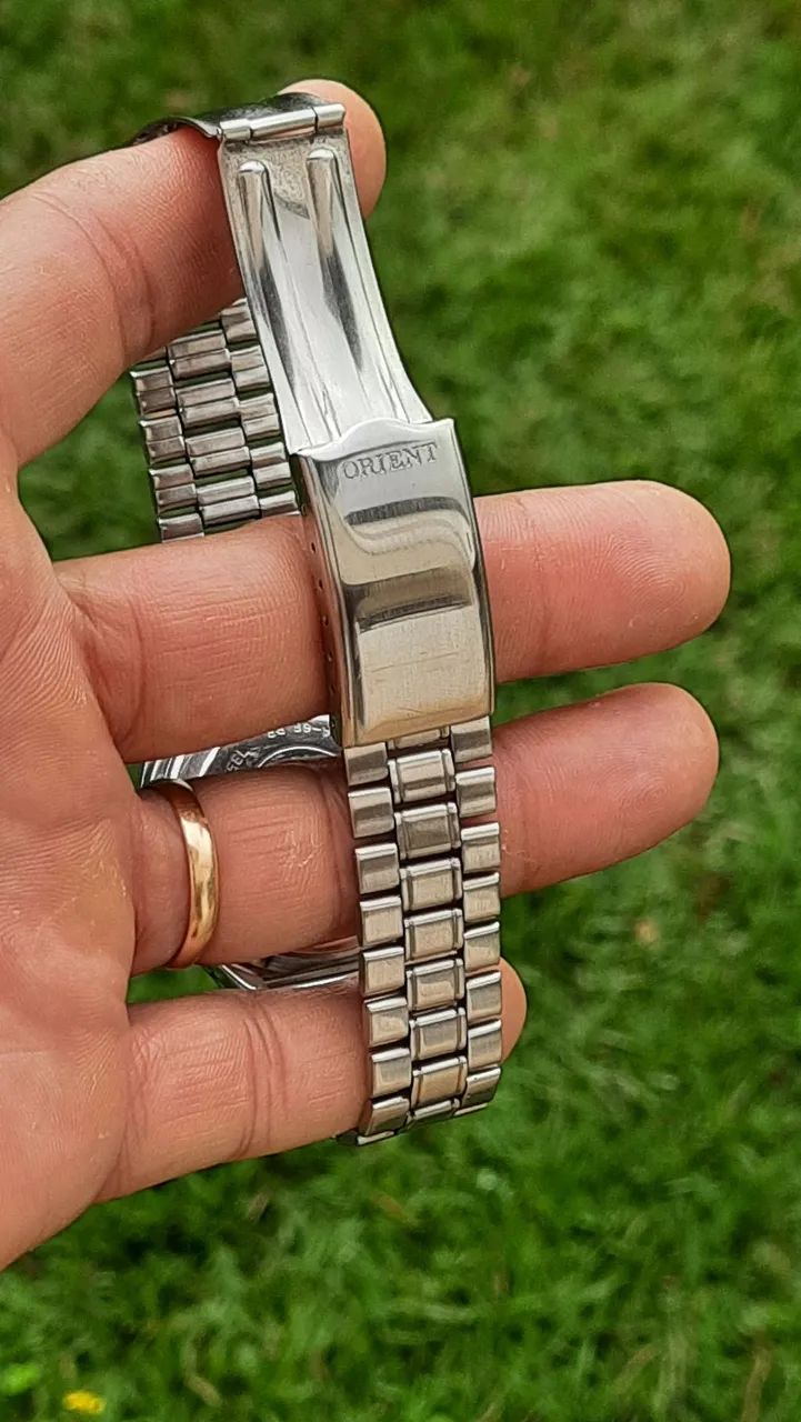 Relógio Orient automático Revisado, pulseira com todos os elos e fecho assinado.  - Foto 3