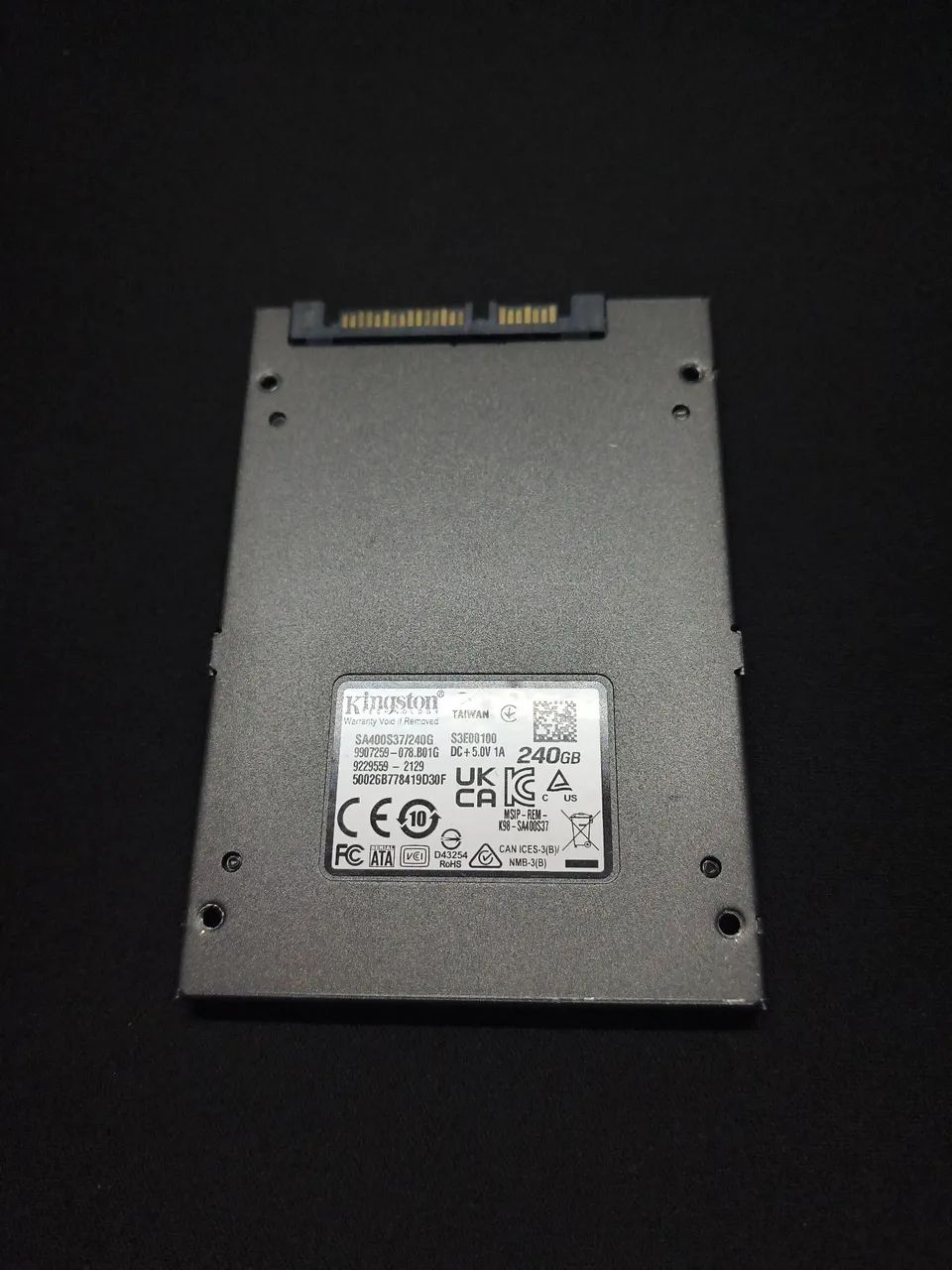SSD SATA Kingston 240gb, ótimo estado  - Foto 2