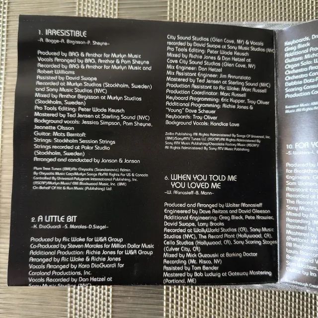 cd Jessica Simpson - Irresistible (2001) RARO - Excelente estado - Foto 5