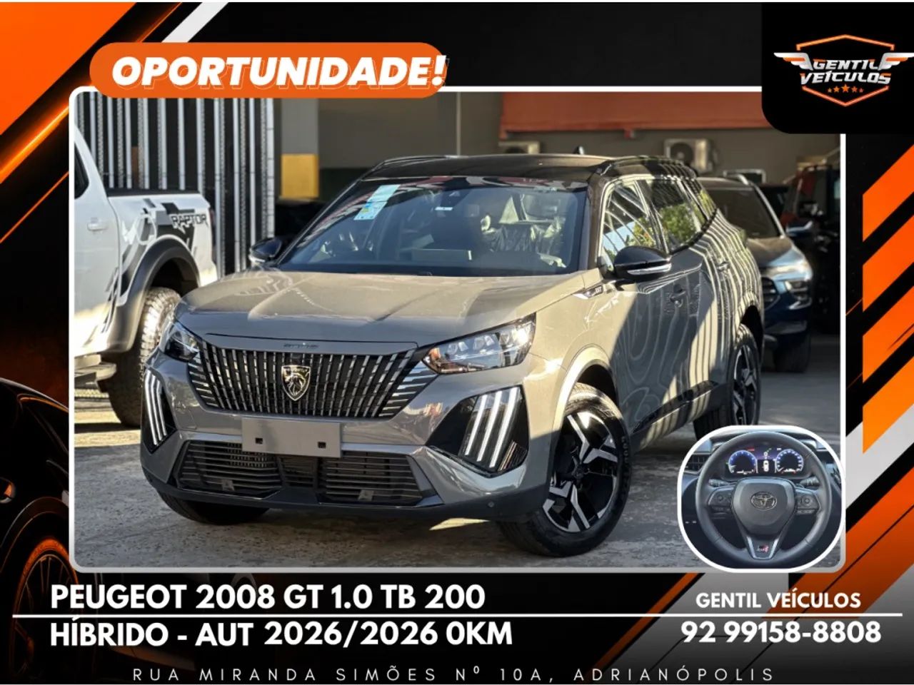 Peugeot 2008 GT 1.0 TURBO 200 5P AUT. 2026