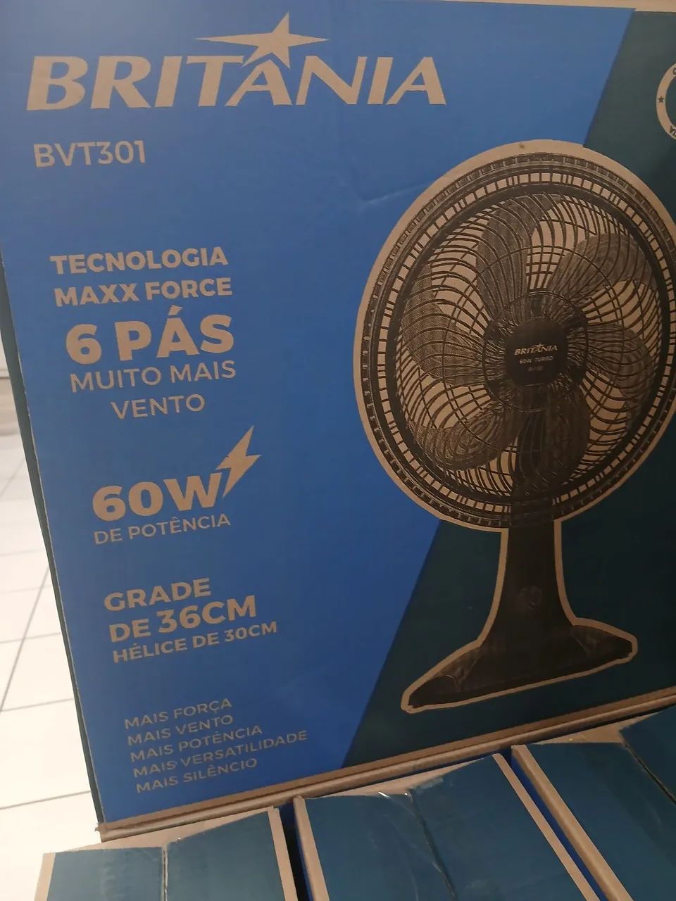 Oportunidade Ventilador lacrado Novo só ponto montar top 6 hélice turvo 149$ 
