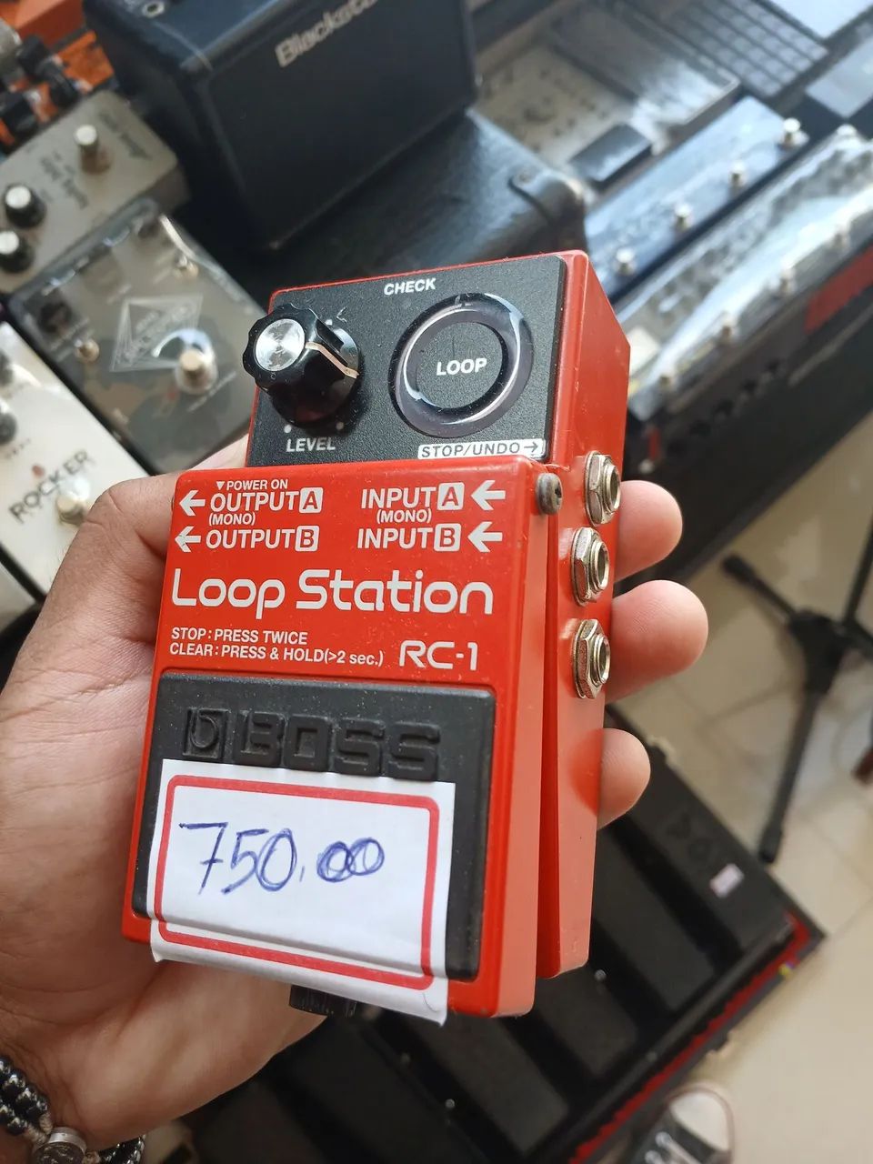 Pedal BOSS loop station RC-1  - Foto 2