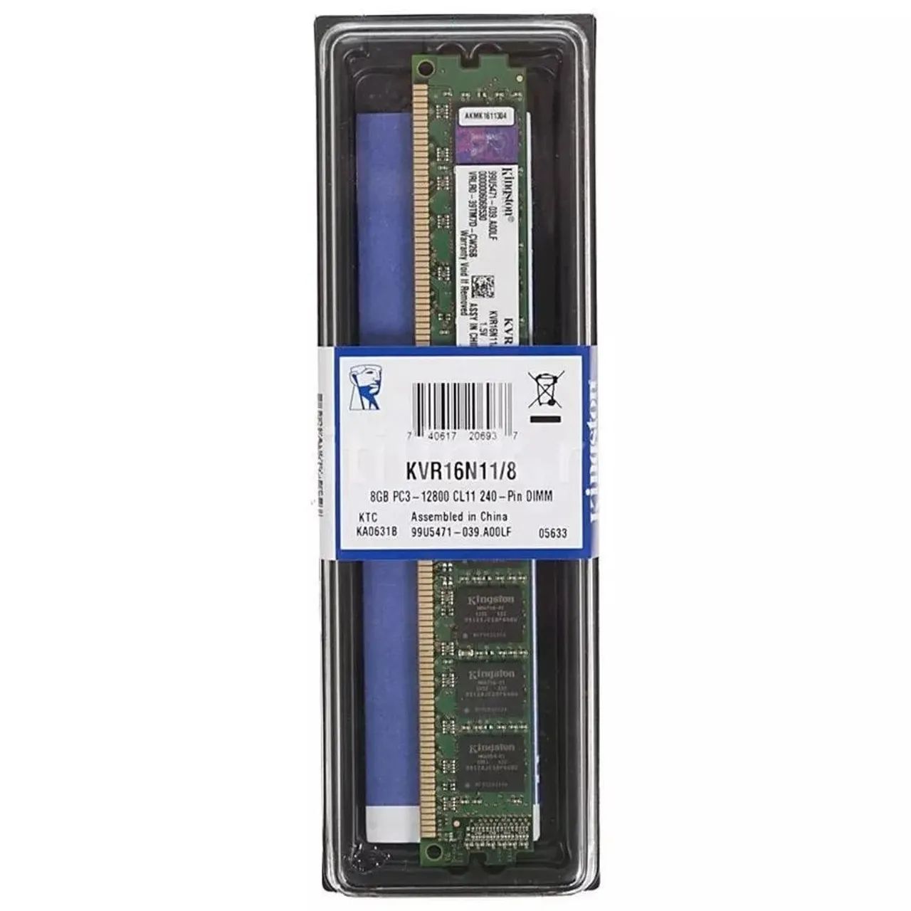 Memória RAM DDR3 8GB Kingston