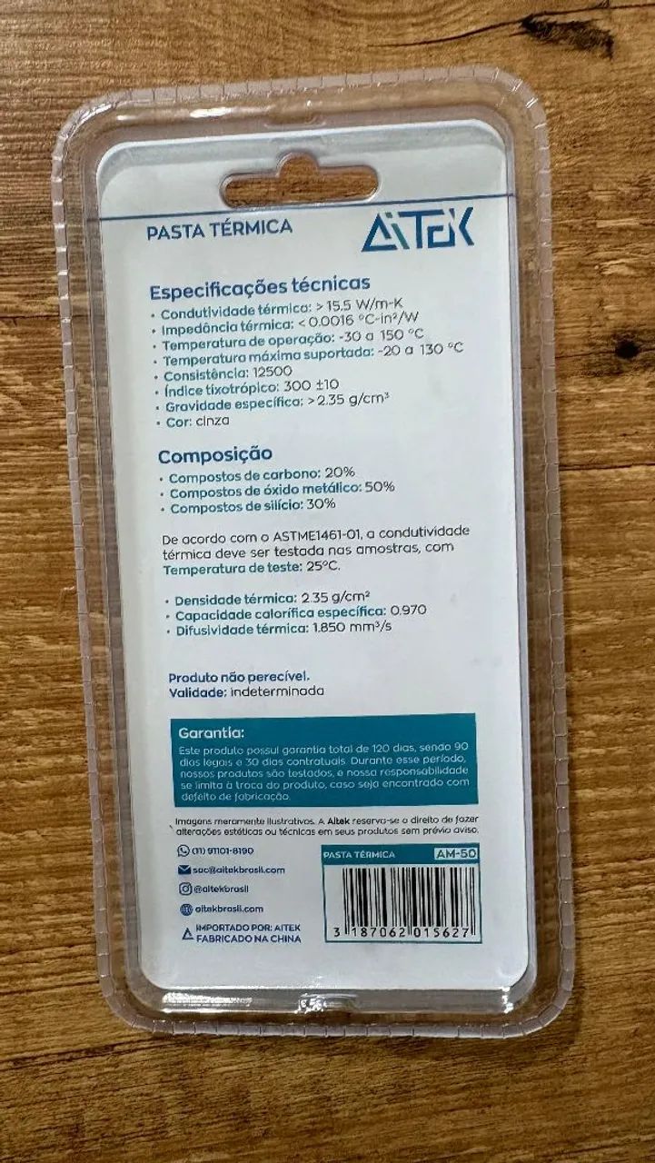 Pasta Térmica 5G Cinza Atek - Foto 2