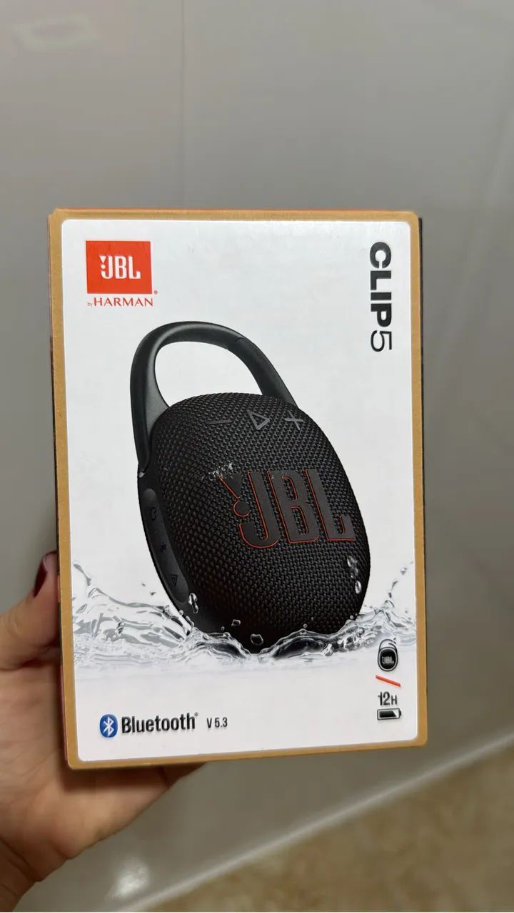 Caixa JBL Clip 5 Preta  - Foto 3