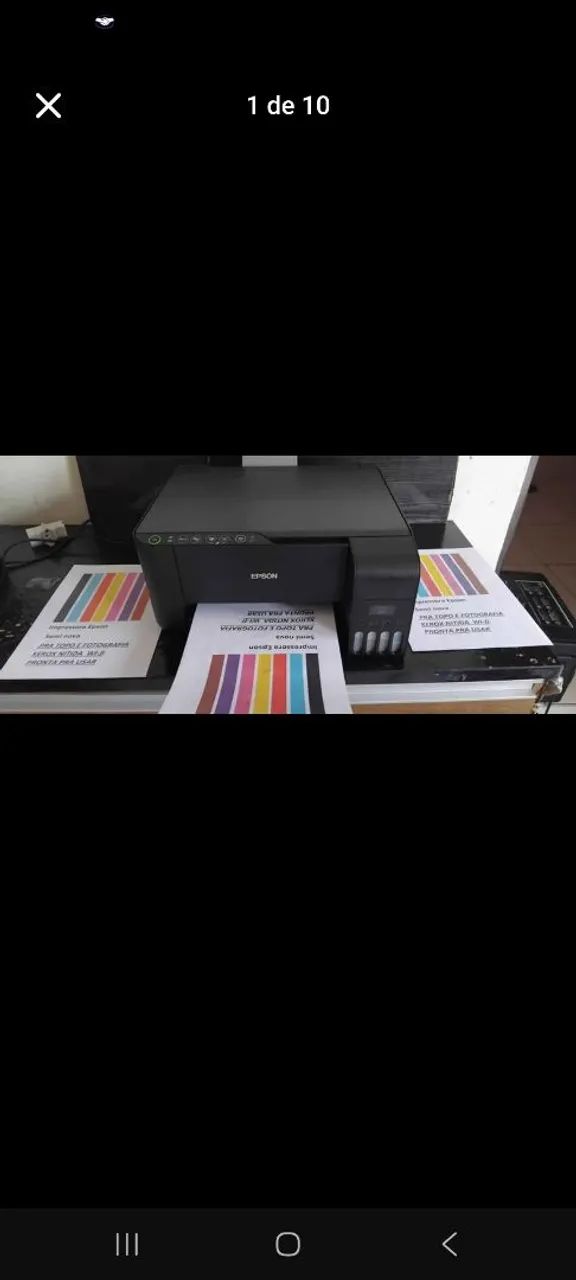 Impressora epson Wi-Fi multifuncional Ecotank original 