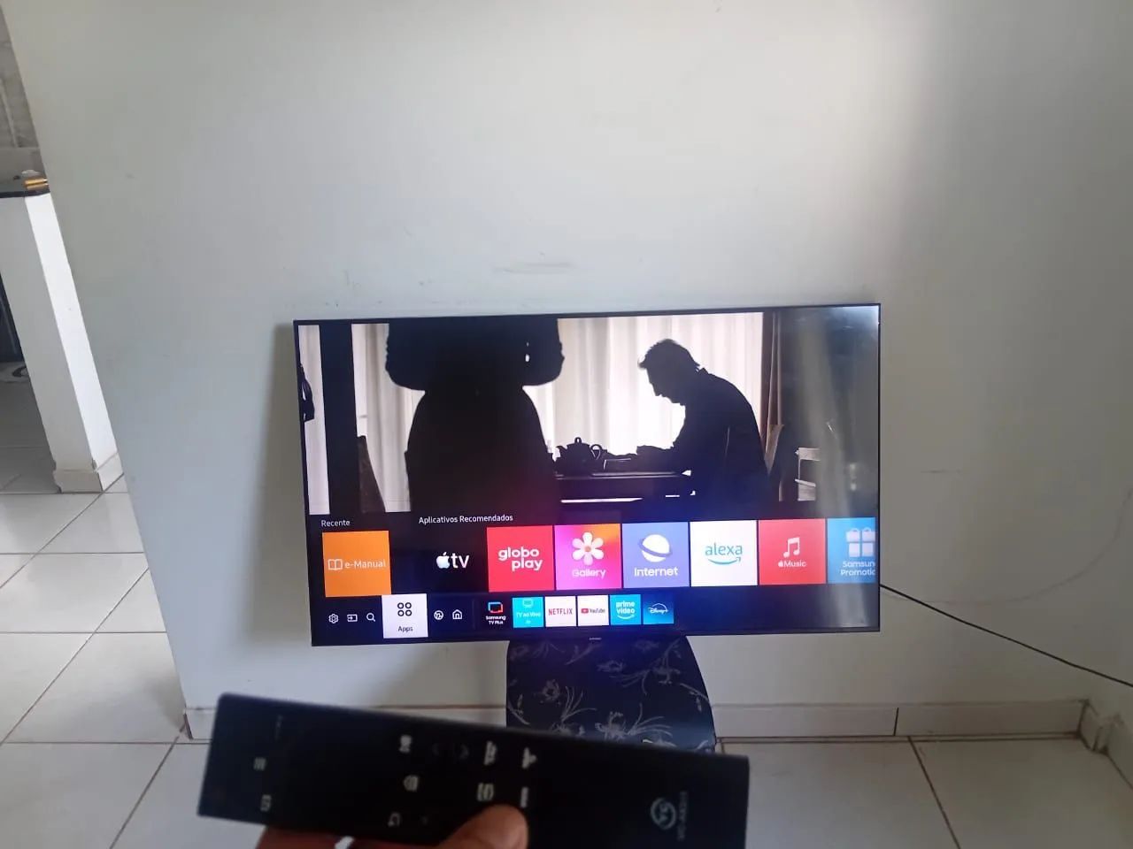 Tv Samsung 55 polegadas smart tem 3 mil canais de filmes e todos aplicativos  - Foto 5