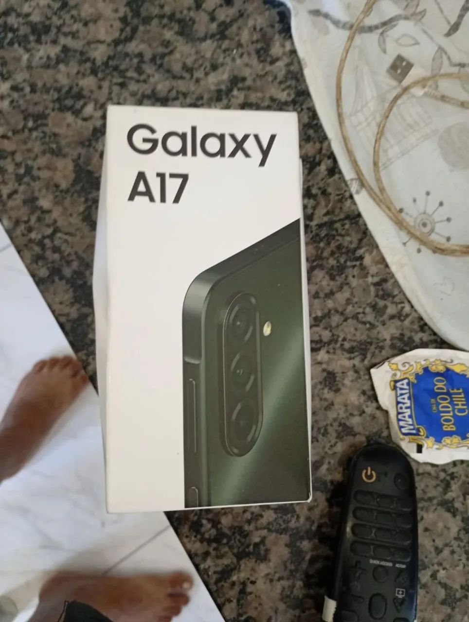 A17 na caixa com nota na garatia