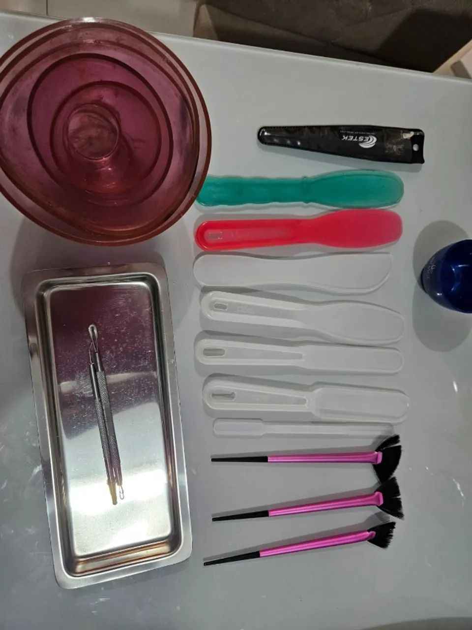 KIT ESTÉTICA / LIMPEZA DE PELE - INOX E ACESSÓRIOS PROFISSIONAIS