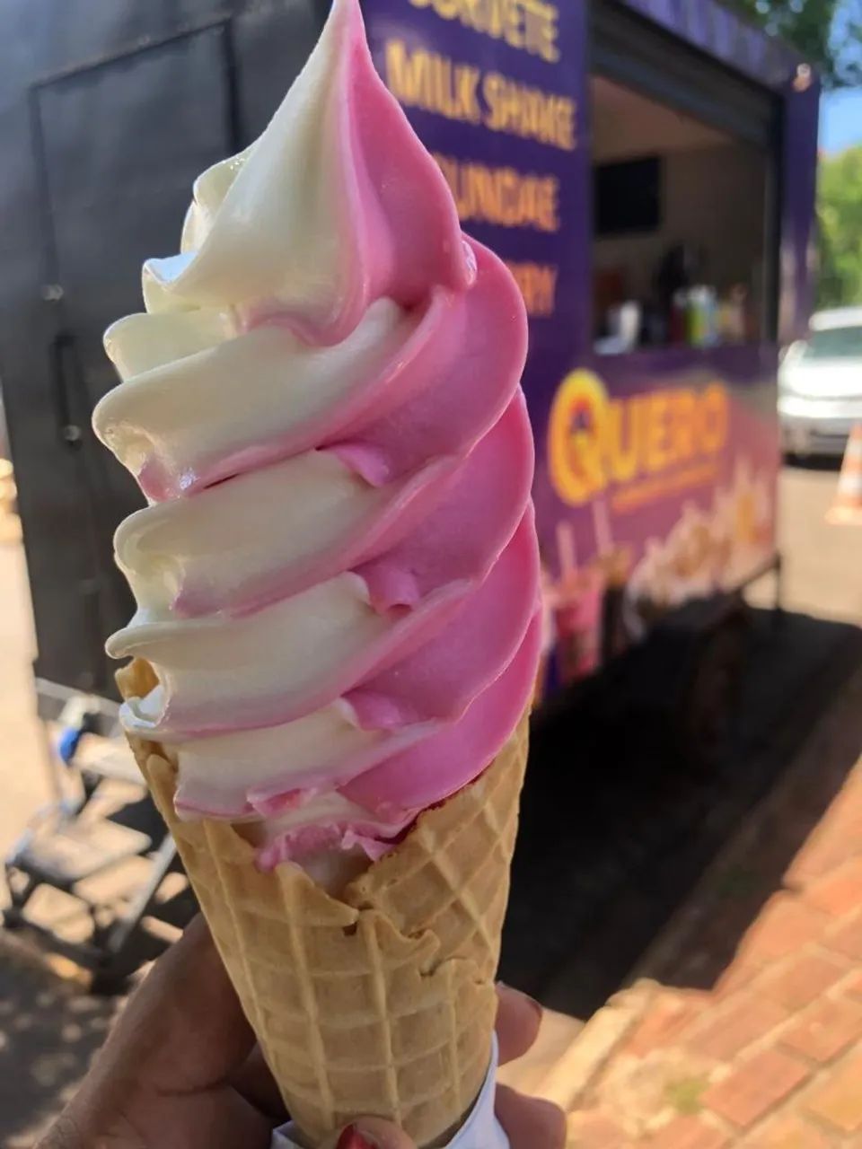 Trailer de sorvete expresso com máquina nova  - Foto 2