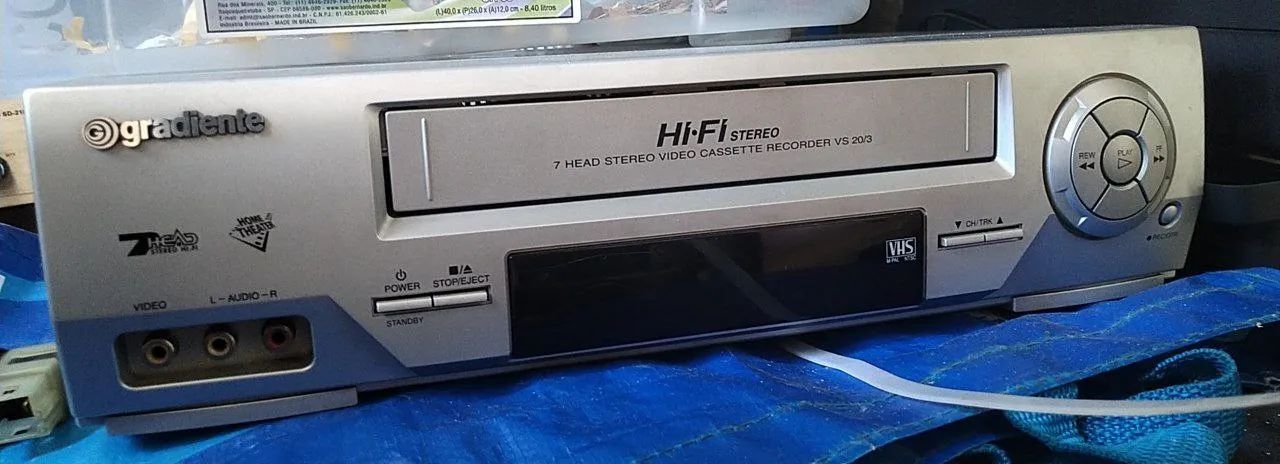 Video Cassette Gradiente 7 Cabeças Stereo VS 20/3