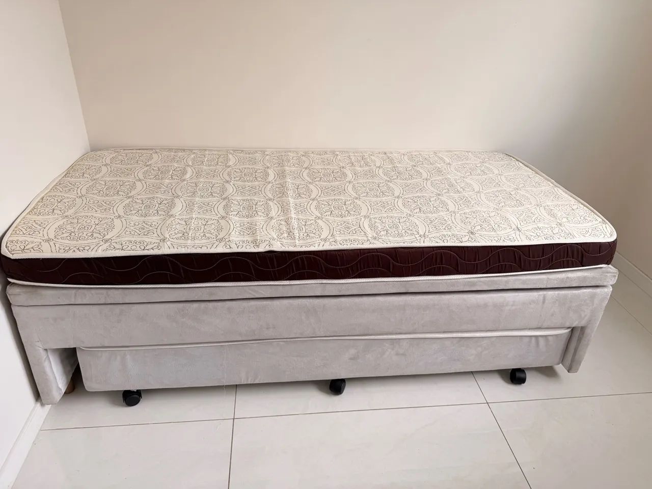 Cama de Solteiro com Bicama + colchão  - Foto 5