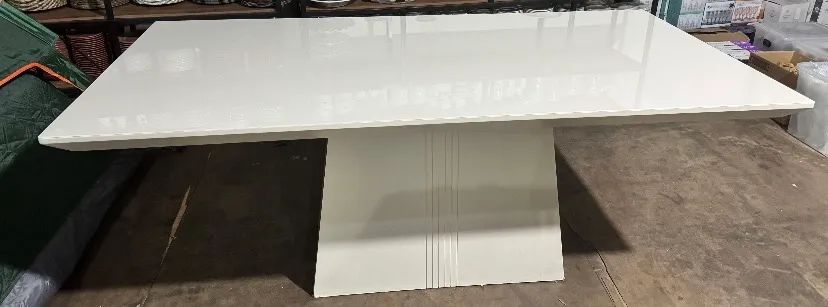 Mesa de 2x1 com tampo de vidro  - Foto 2