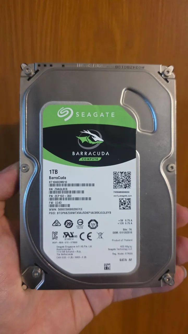 HD Seagate Barracuda 1TB