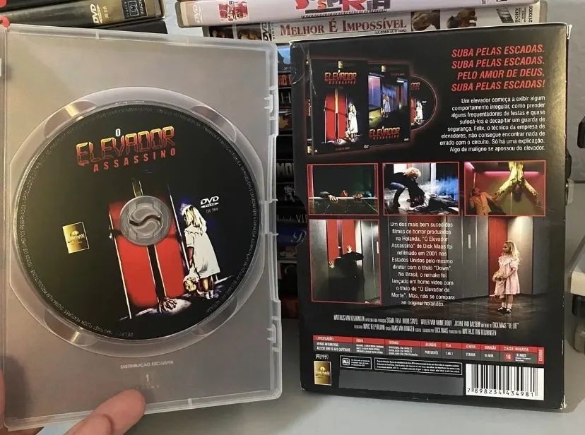 O Elevador Assassino DVD Clássico do Terror - Foto 2