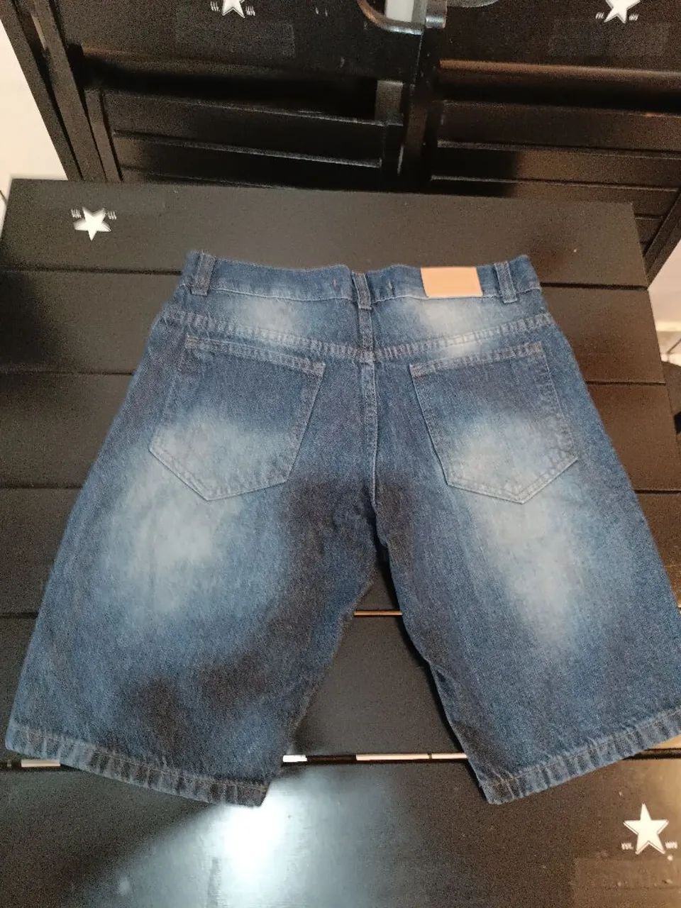 Bermuda Jeans tamanho 38 - Foto 2