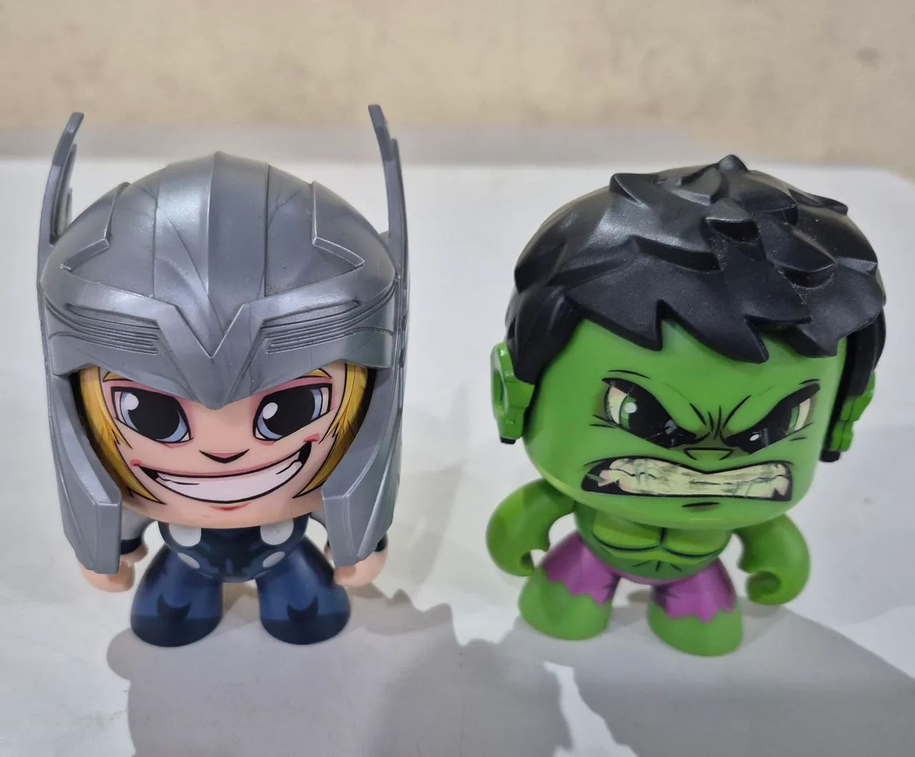Marvel Might Muggs Thor e Hulk - Hasbro