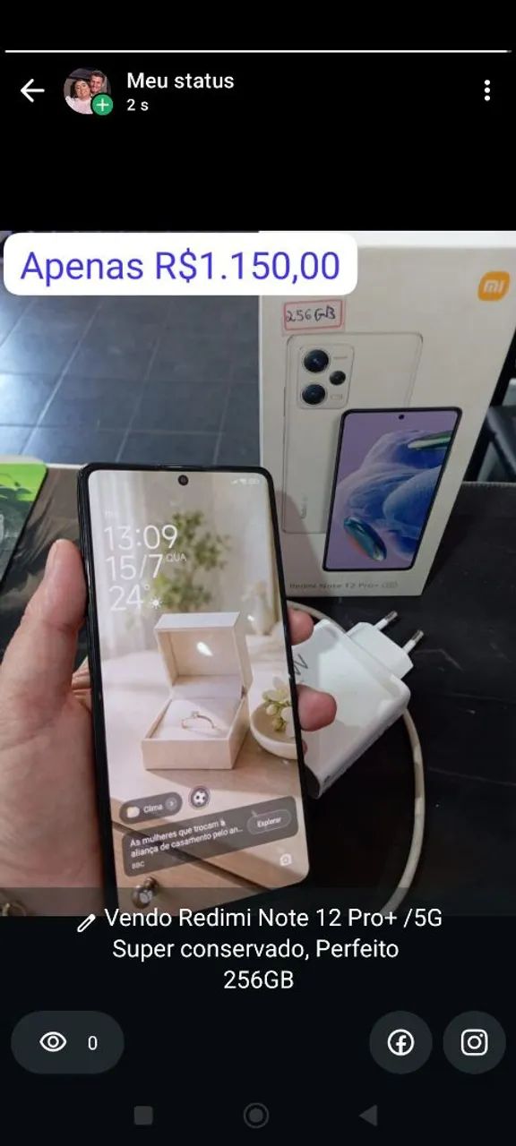 Celular Redmi 12Pro+/5G