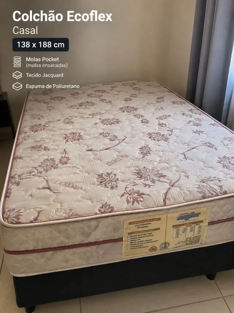 Colchão Ecoflex  casal 