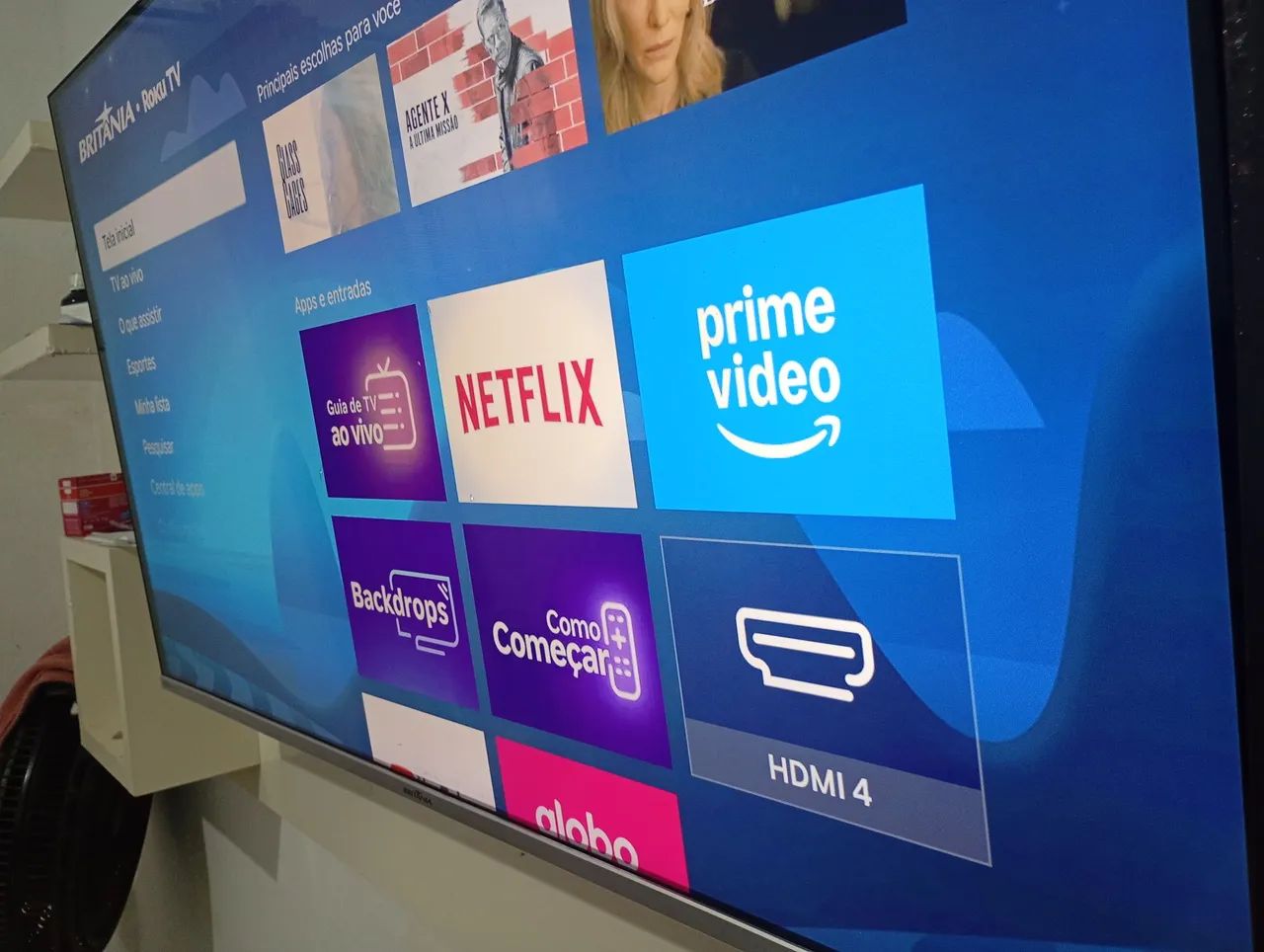 Vendo ou troco uma TV Smart 50 polegadas 4K pega uma TV Smart menor com Volta para mim - Foto 3