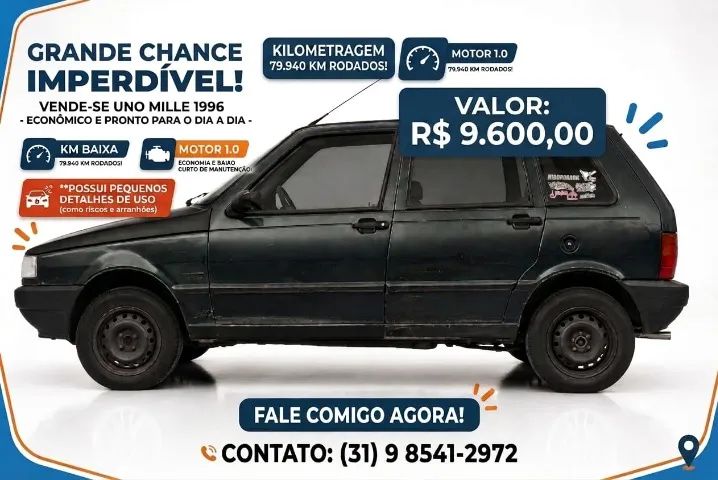 Fiat Uno Mille EP 2P E 4P 1996