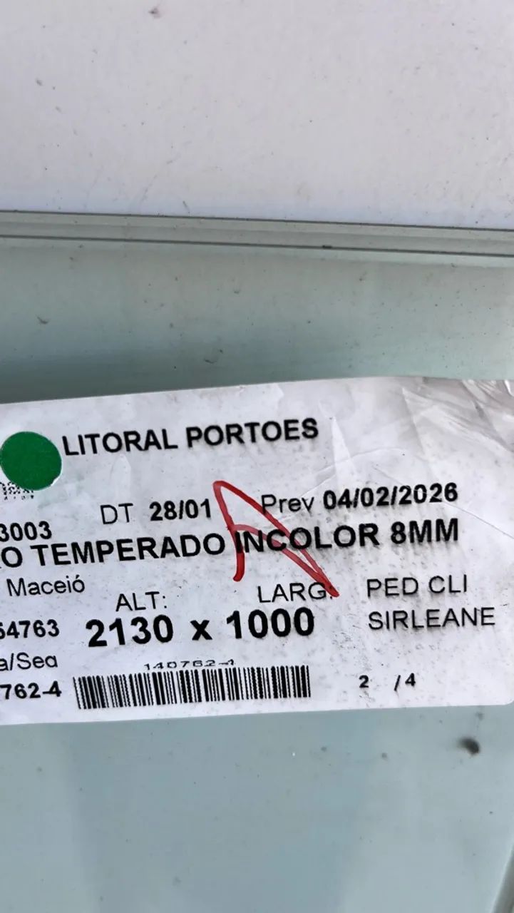 Porta de vidro nova  - Foto 2