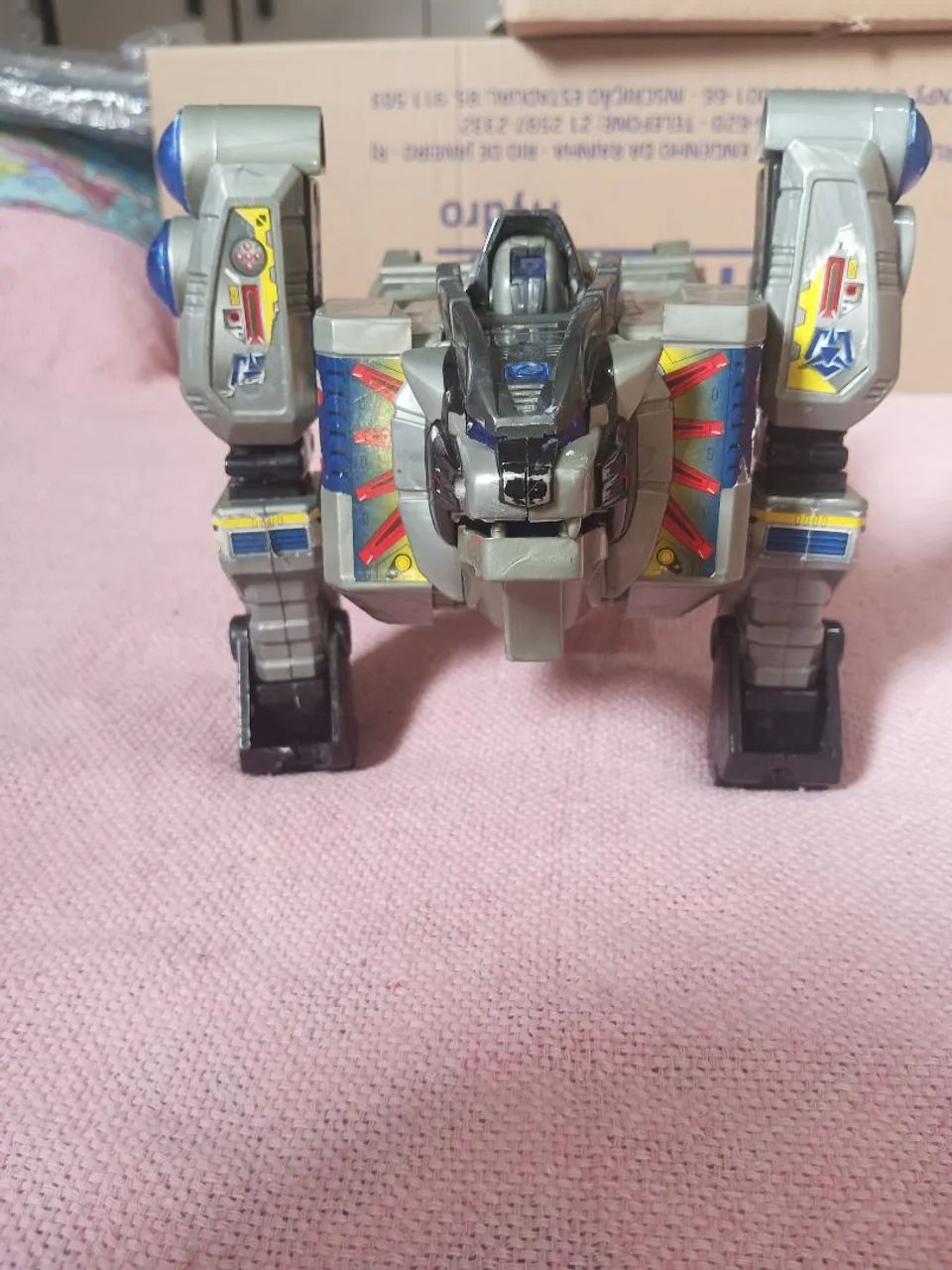 brinquedo Power Rangers Mighty Morphin Mega Tigerzord, LEIA O ANÚNCIO  - Foto 3