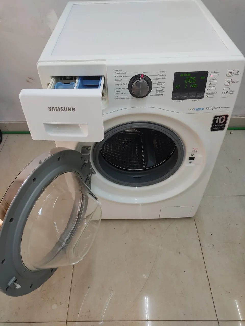 Máquina de lava e seca - SAMSUNG 10kg/6kg - Foto 5