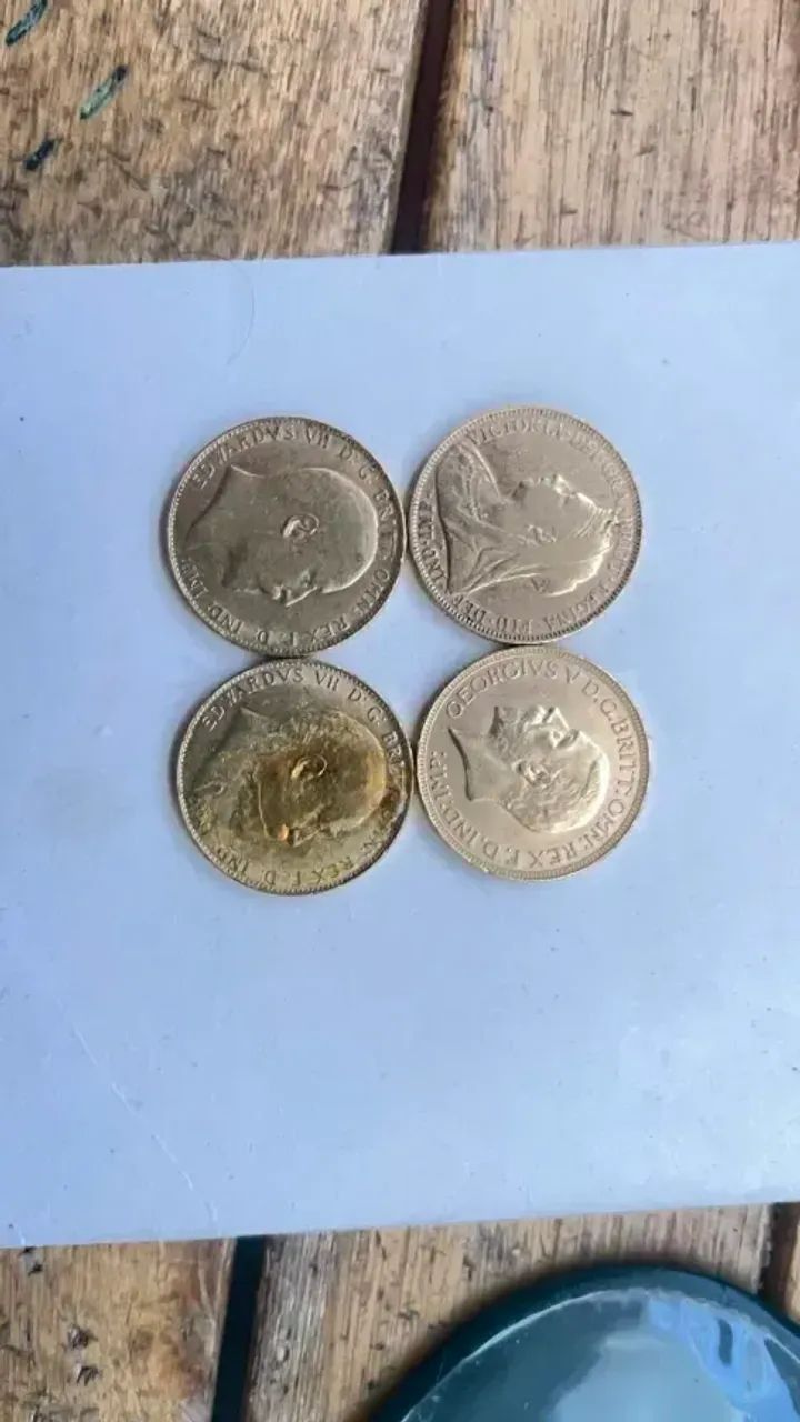 Moedas de ouro antigas - Foto 3