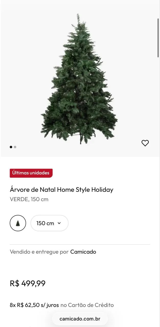 Árvore de Natal Camicado  - Foto 4