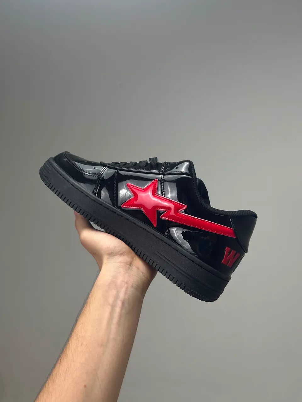 Tênis Preto - Bape Sta Low Black Shark  - Foto 4