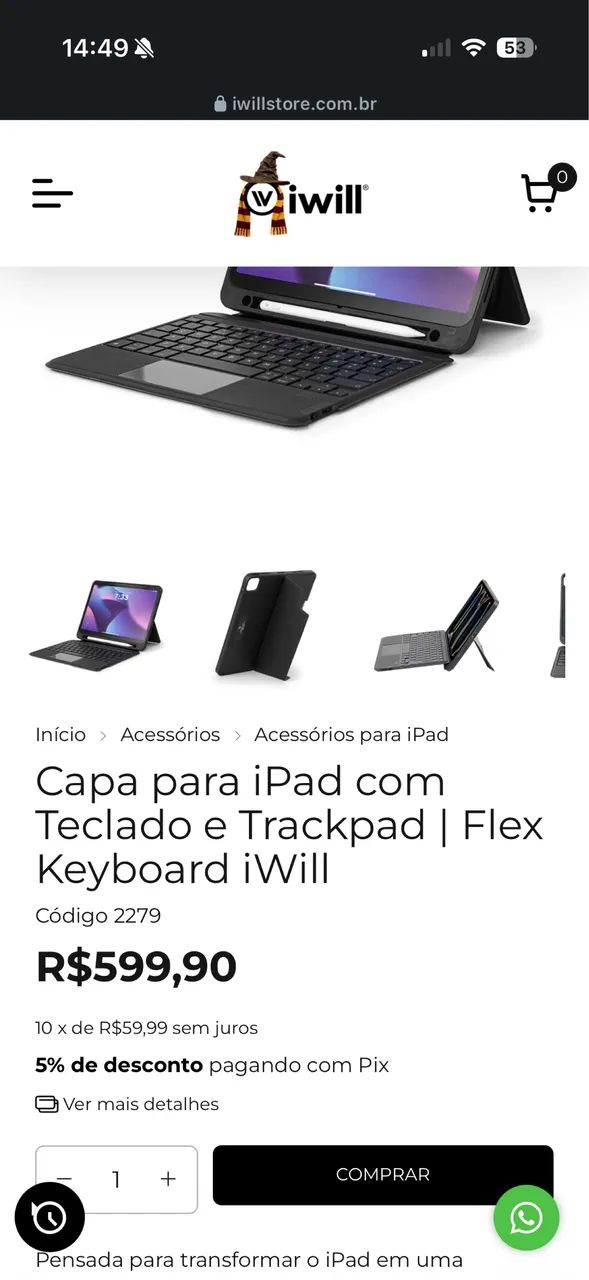 Case Teclado IPad - Foto 2