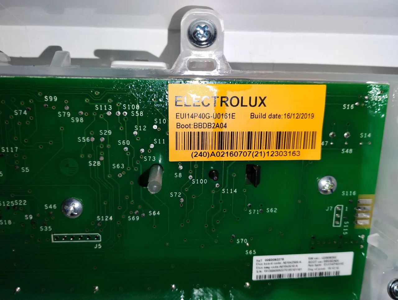Painel lavadora Electrolux LFE11 com placa funcionando. - Foto 2