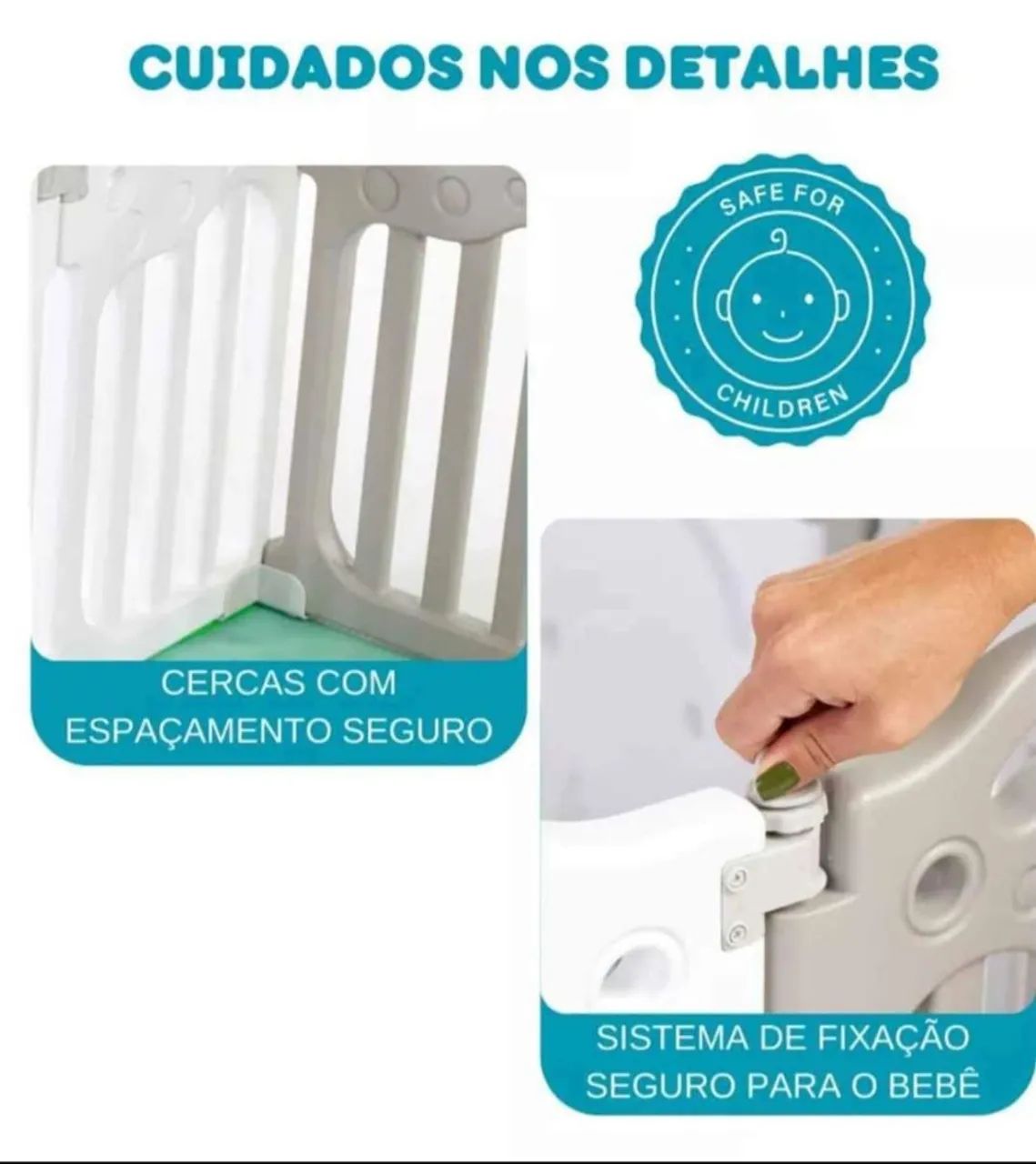 Cercadinho infantil para bebês  - Foto 3