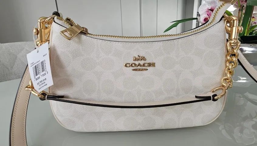 Bolsa Coach Teri Shoulder Original, nova com etiqueta 