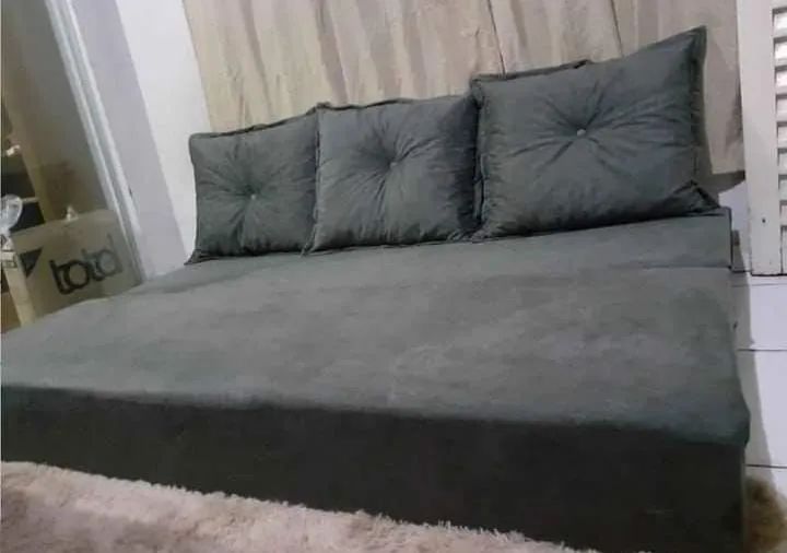 Sofá cama novo $570 entrega grátis  - Foto 3