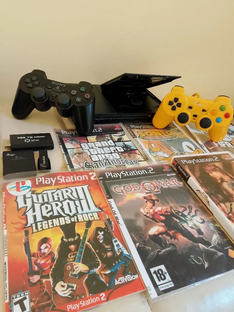 PS2 Playstation 2 Completo com Power Case e Lotado de Jogos - Foto 3