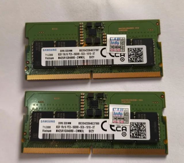 Kit Memoria 16Gb DDR5-5600 Samsung para Notebook - Memória RAM