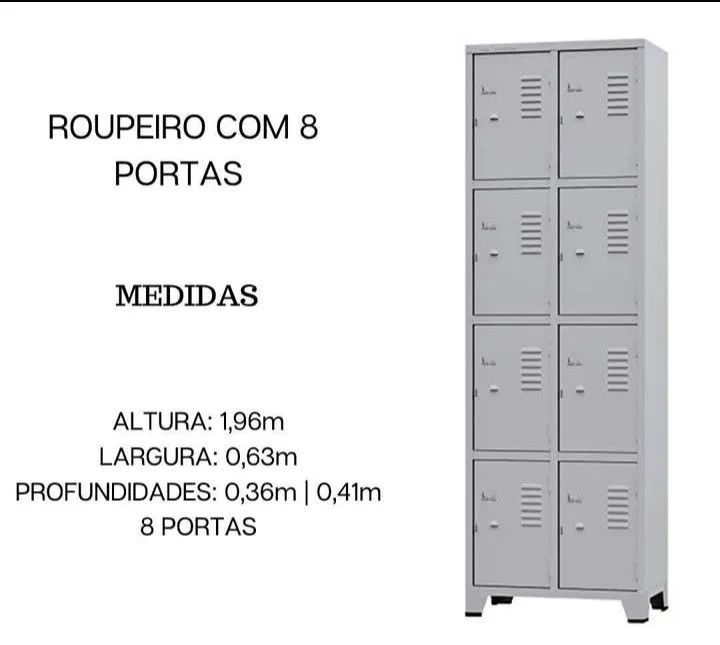 Armário de aço 