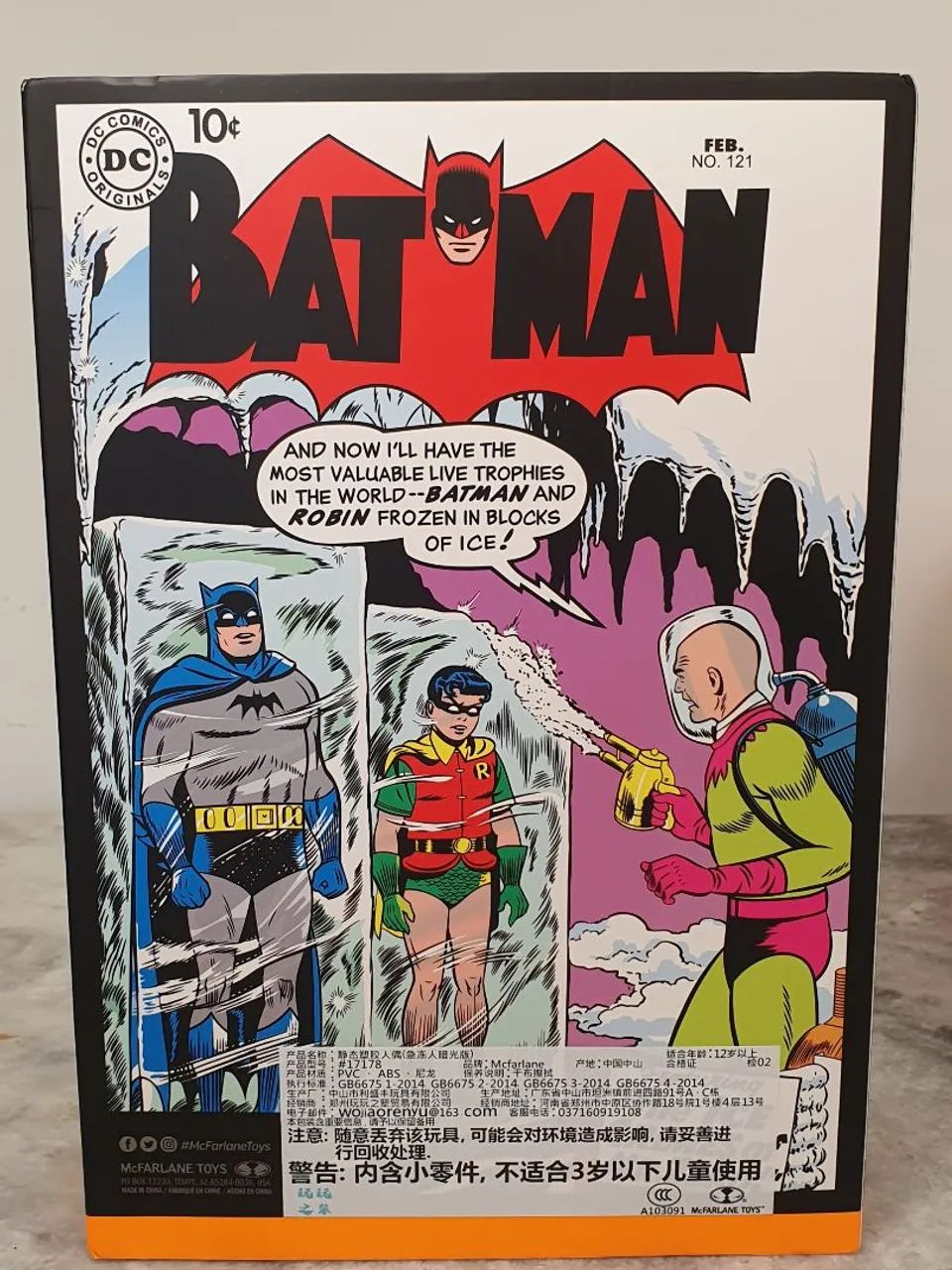 McFarlane Batman Mr.Freeze Black Light Edition lacrado - Foto 4