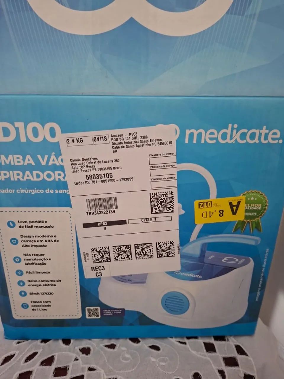 Bomba à vacuo Aspiradora Medicate - Foto 2