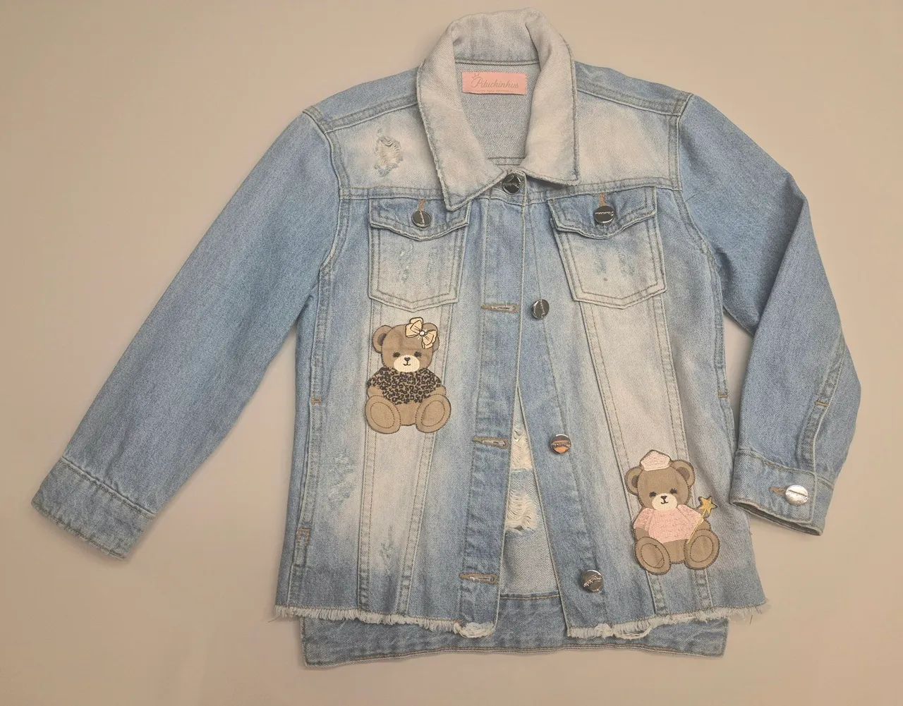 Jaqueta jeans Infantil Pituchinhus  - Foto 2