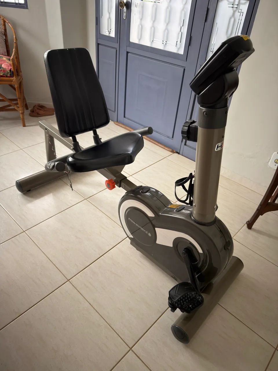 bicicleta ergometrica horizontal movement perform h3 residencial - Foto 2