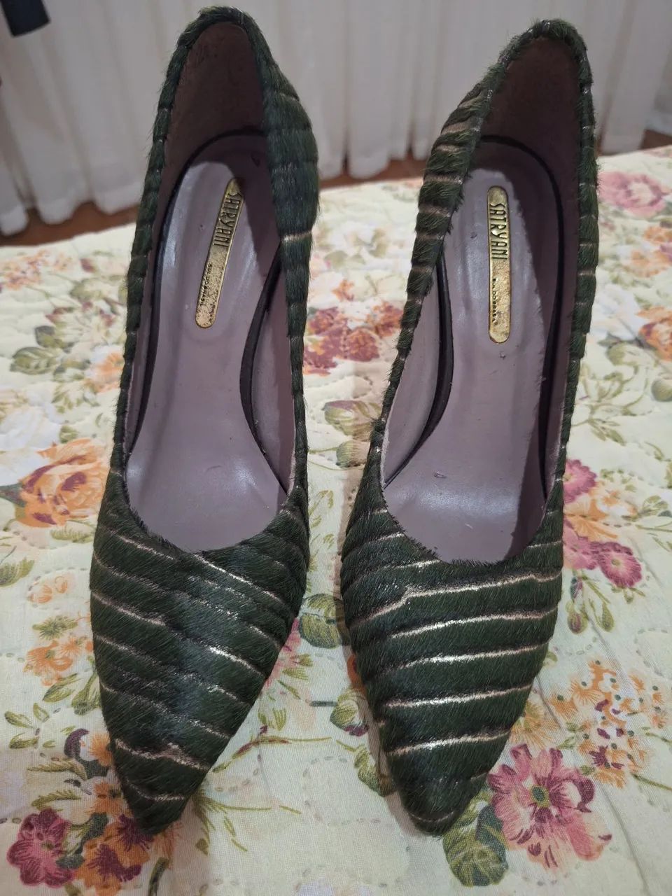 Scarpin 35 salto 9,5cm