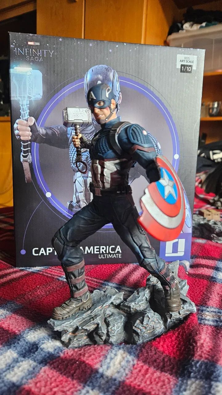 Estátua Capitão América Ultimate - The Infinity Saga - Art Scale 1/10 - Iron Studios