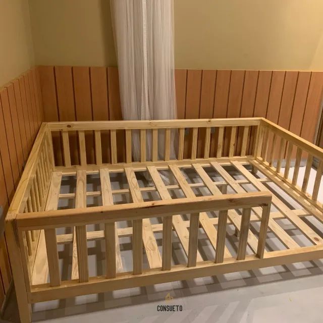 Cama casal montessori verniz  - Foto 2