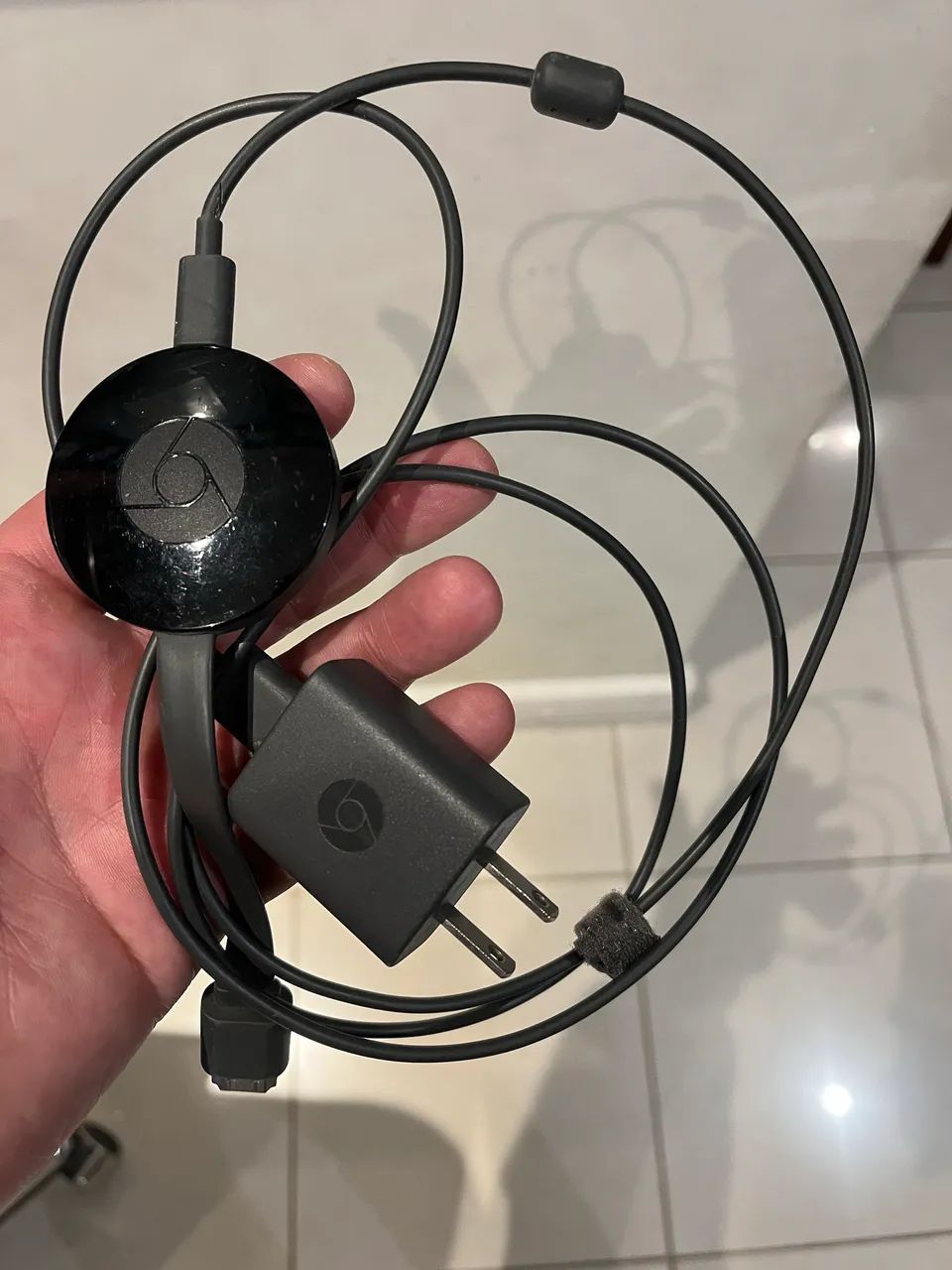 Google Chromecast de 3ª geração usado 