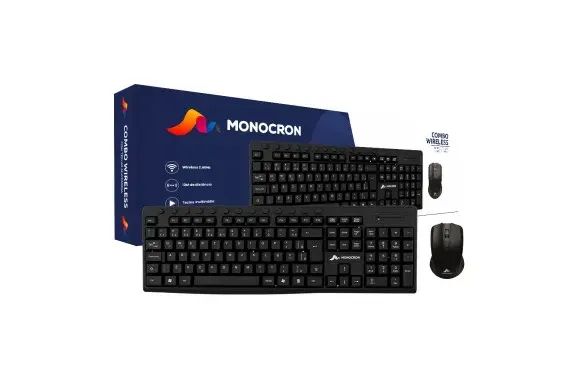 COMBO TECLADO E MOUSE WIRELESS 2,4GHz - SEM FIO